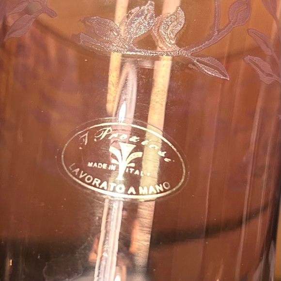 NWTs 1 J. Preziosi Amethyst glasses. Hand made in 🇮🇹 Italy - Picture 9 of 12